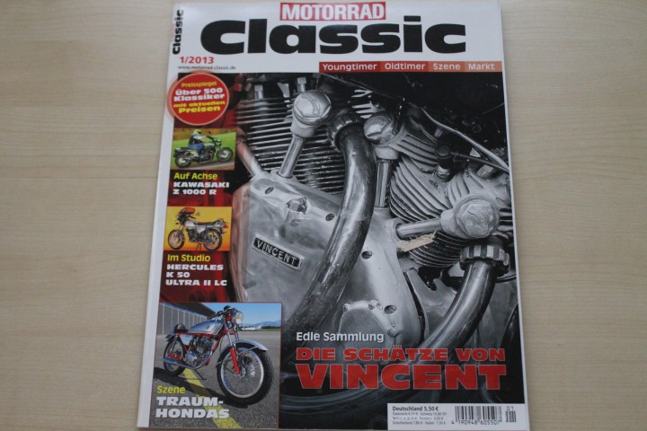 Deckblatt Motorrad Classic (01/2013)